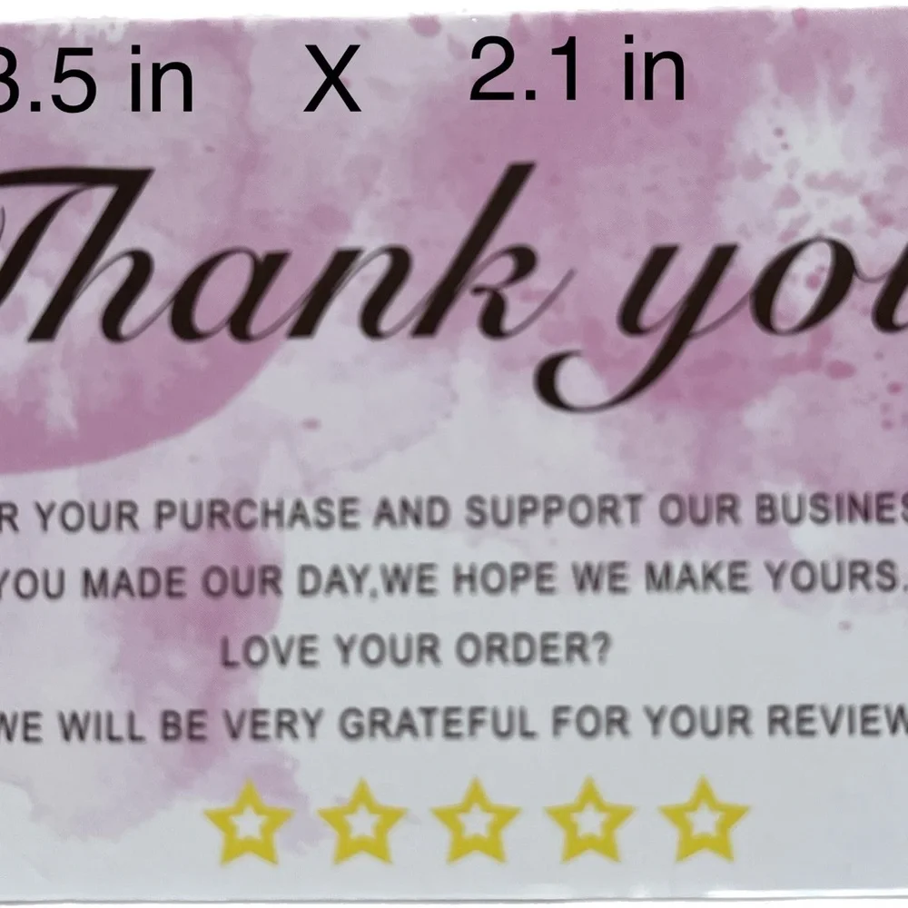 50 pcs. THANK YOU Cards